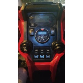 PBR Products Honda Talon 1000 Dash Plate 3" Marine Radio Mounting Plate 2 switch