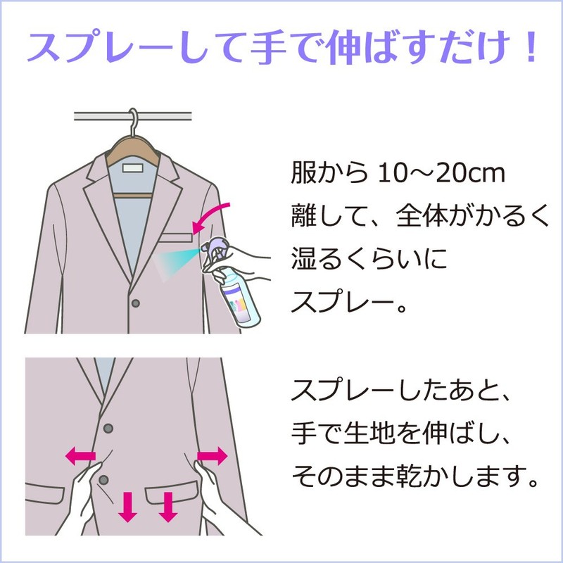 400ml refill style care clothing mist