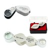 PIENSE 10X 20X 40X Magnifier with LED Light Magnifier Portable