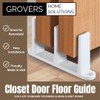 3-Pack Sliding Closet Door Floor Guide Bracket | Universal Fit