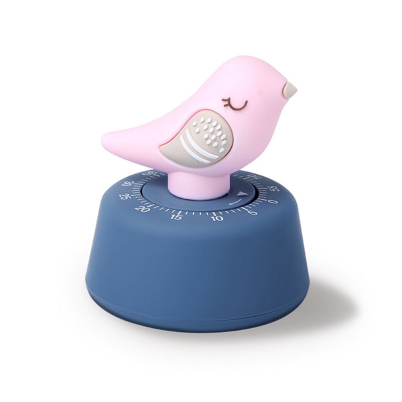 Cute Cartoon Bird Timer Kitchen Alarm Timer Time Management Tool