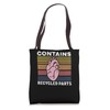 Contains Recycled Parts Heart Organ Transplant Recipient Tote Bag