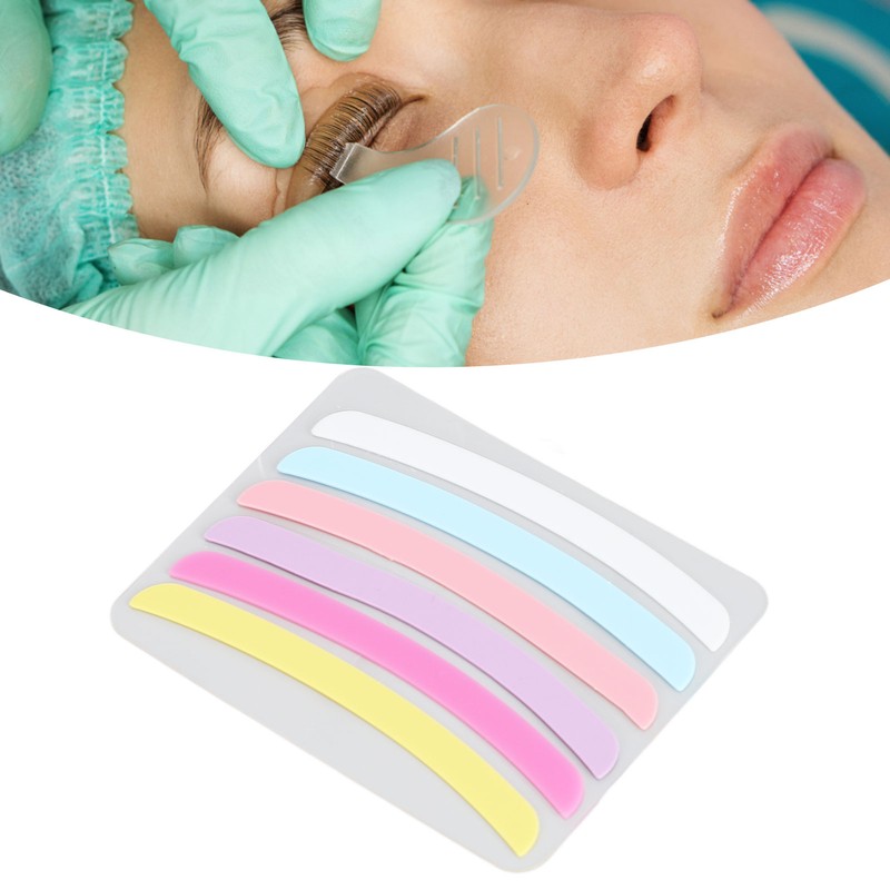 30 Pairs Silicone Lash Lift Ribbon Covers Kit Soft Flexible