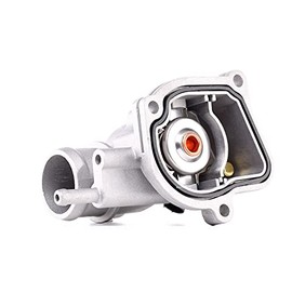 RIDEX Thermostat Coolant Cooling Water Thermostat with Housing with Temperature Sensor with Seal Opening Temperature: 87°C