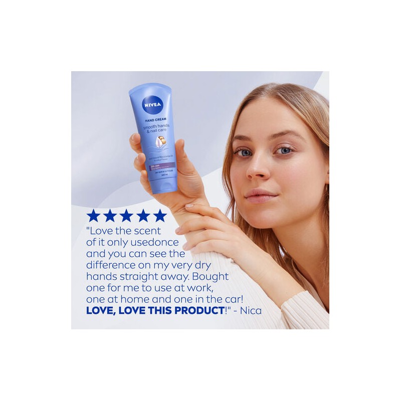 Nivea Smooth Hands & Nail Care Cream 100ml