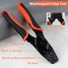 LEONTOOL Open Barrel Terminal Crimping Tool Weatherpack Crimp Tool Pin