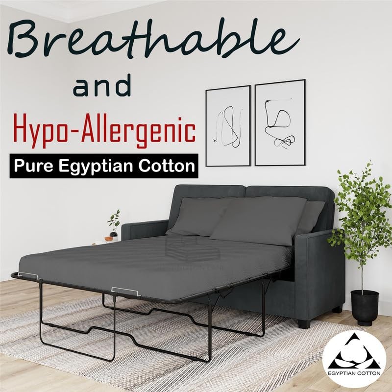 Queen Sleeper Sofa Bed Sheet Set - 400 Thread Count