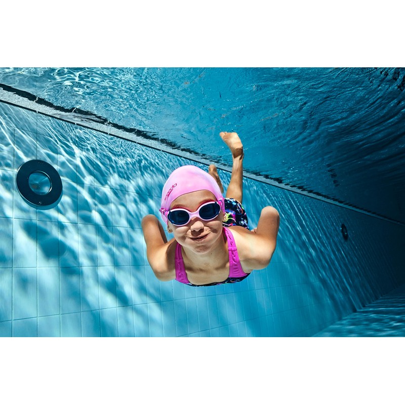 Speedo Unisex Children's Biofuse 2.0 Swimming Goggles, Flamingo Pink/Electric Pink/Blue,