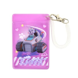 Marimo Craft pawpatrol0001 Pawpatrol0001 Commuter Pass Case, Card Storage, Card Holder, With Coil Chain, Thin, Lightweight, Transparent, Simple, Name Tag, Everest (PAW-053)