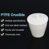 stonylab PTFE Crucible, 100 ML High Form PTFE Crucible Cup