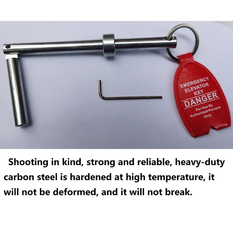 YnFag Emergency Key Solid Steel Elevator Door Key for door