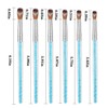 6 Multi-Size Nail Art Brush Set for Acrylic & Dip
