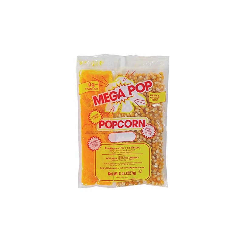 MEGA-POP 36 ct 8 oz. corn kit for 6 oz