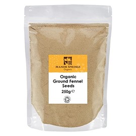 Organic Ground Fennel Seeds 250g by Manor Springs Organic