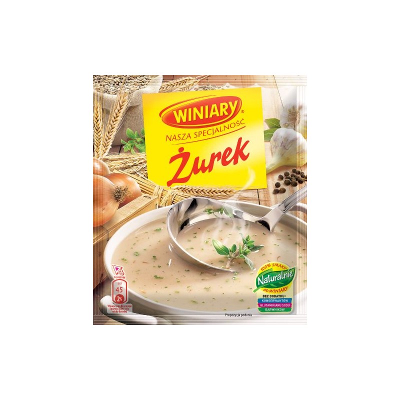 Winiary Instant Sour Rye Soup/ Zurek Fix 3-pack 3x49g/3x1.7oz