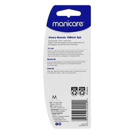 Manicare Baby Emery Boards, Fine/Extra Fine, 3 Pack