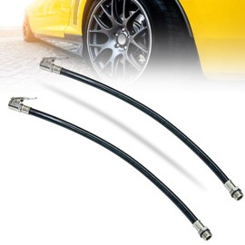 Tyre Inflator, Pack of 2 Tyre Inflator Hose, Car Tyre Air Inflation Hose, Hose for Inflating Rubber Tyres, Thread 13 mm, for Bicycle, Car, Motorcycle, Bicycle Tyre, Air Pump