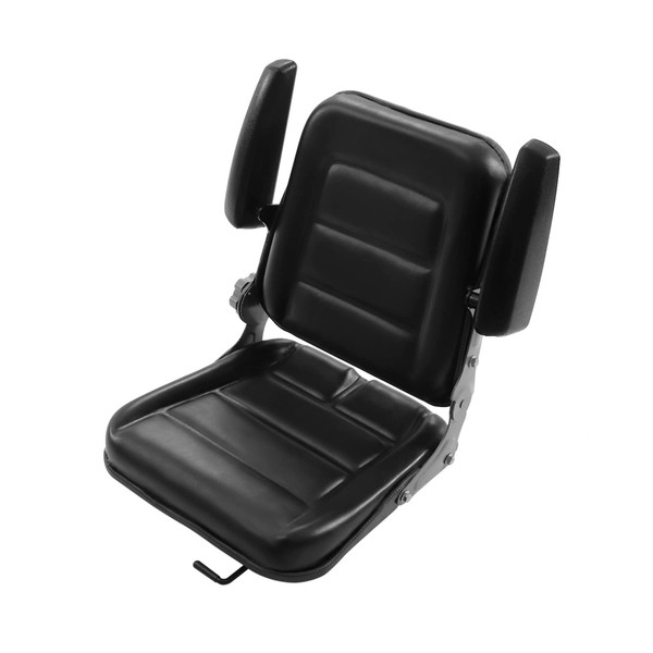 MuChaIOAK Universal Forklift Seat, Replacement Forklift Seat, Foldable Seat Tractor
