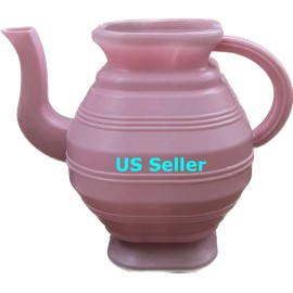 Non Brand Pink Big Modern Bodna Lota Bathroom Toilet Plastic Wash Jug 3.5 Liters US seller