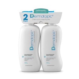 Dermatopic Crema Humectante Facial Corporal 500 Pack Piel Seca Hidratación Intensa Uso Diario Rostro Cuerpo