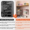X-cosrack 6 Tier Closet Hanging Organizer, Clothes Hanging Shelves with