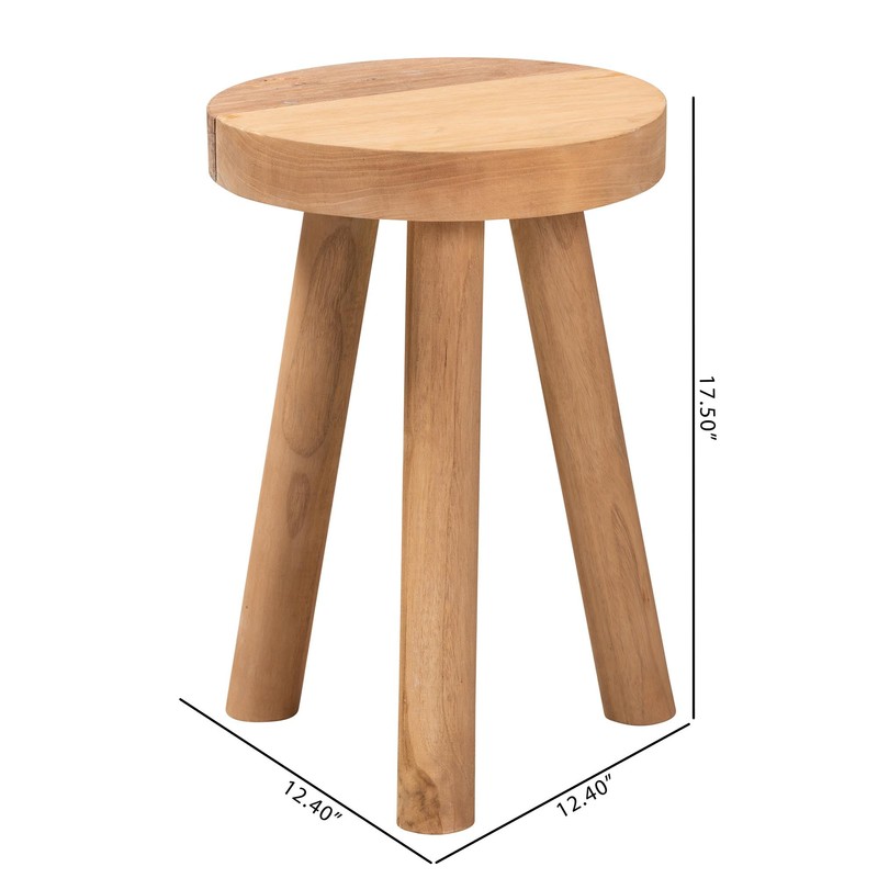 bali & pari Terah Mid-Century Modern Natural Finsihed Solid Teak