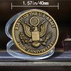 Army 250th Anniversary Challenge Coin – 1.57" Double-Sided Gold-Plated US