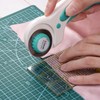 sourcing map 2pcs Rotary Cutter Blades 45mm Medium Wave Blade