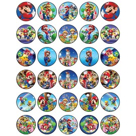 30 x Edible Cupcake Toppers