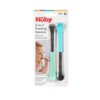 Nuby 2 in 1 Silicone and Stainless Steel Dual Ended