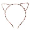 Ladies Fuzzy Stencil Cat Ears Deeley Bopper Narrow Headband Alice