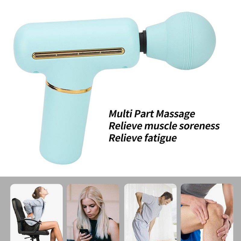 Mini Muscle Percussion Massager Deep Relaxation Portable Handheld 4 Speed