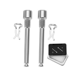 Changyeah Fahrrad Bremssattel Schraube Bremsbelag Schraube,2 Stück Titanlegierung Fahrrad Scheibenbremse Schrauben,Bolzen Schrauben Für Mountainbike Fahrrad Bremsbolzen Zubehör