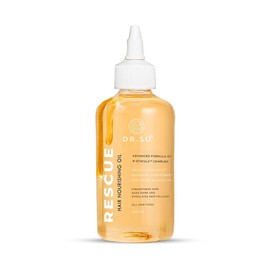 Dr. Su Rescue Aceite de romero para el crecimiento del cabello (6.76 onzas líquidas), aceite de almendras dulces para cabello más fuerte y grueso, fórmula nutritiva dermatóloga no grasa y de rápida