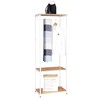 WOLTU SR0046whe Clothes Rail with Shelves for Bedroom Coat Rack
