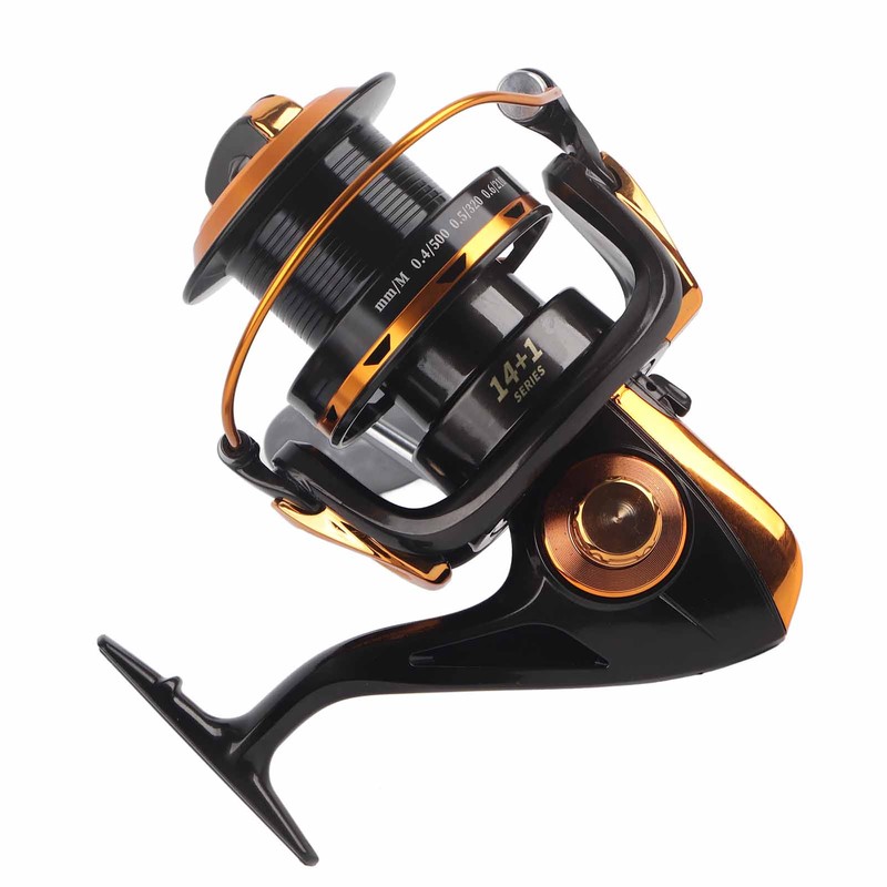 14+1BB High Speed Metallic Casting Spinning Sea Fishing Reel Wheel