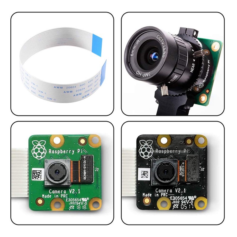 Aokin for Raspberry Pi Camera Cable, FFC Cable Ribbon Flex