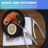 CoguZed 2-Piece Stainless Steel Shrimp Deveiner and Peeler Tool Set,