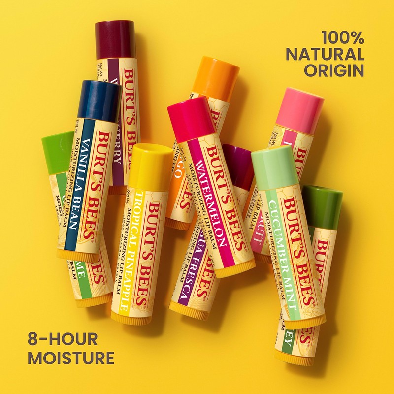 Burt's Bees Pomegranate Moisturizing Lip Balm, 0.15 oz