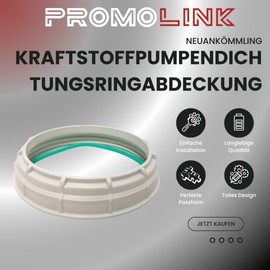 PROMOLINK Fuel Pump Mounting Ring with Seal for Petrol Pumps Cover Ring Compatible with Fiat Punto Marea Multipla Doblo Panda Croma Ducato 500 46523405