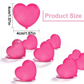 OHREN 12 Reusable Ice Cubes, Party Ice Cubes for Chilling Drinks (Love)