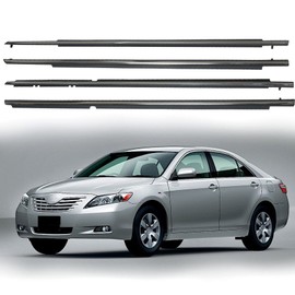 ANTUKO Outside Window Moulding Weatherstrip Trim Seal Belt Replacement for Camry 2007-2011 Chrome
