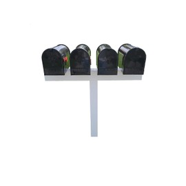 Handy Post 4L 42-in x 45-in Heavy Duty White Vinyl Mailbox Post Sleeve (mailboxes not Included)