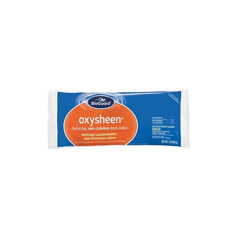 BioGuard Oxysheen, 1 lb, Pack of 6, Non-Chlorine Shock Oxidizer,