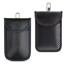 Pouch for Car keys, Car Key Signal blocking Case, RFID Key Pouch Keyless Car Blocker, Anti Theft RFID Car Key Holder Car Safety Protector