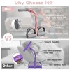 Adjustable Foot Strap Pedal Resistance Band with Handle,Thick TPE 40-45lbs