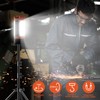 Rechargeable 12000mAh Camping Light with Adjustable Stand, Cordless Work Light