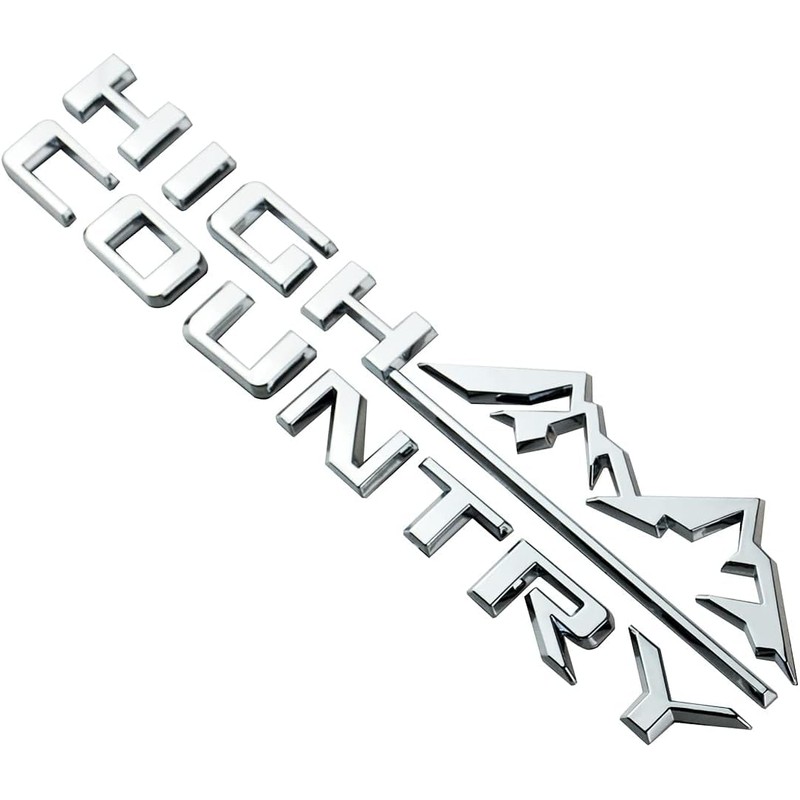 1pc Rear Tailgate High Country Naneplate Emblem 3D Badge Replacement