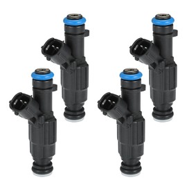 Partuto Fuel Injector No.353102G300 - Car Engine Fuel Injection Nozzle - for Kia Optima 2009-2010 2.4L Plastic Black - 4 Pcs