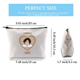 Timothe Fans Gift Timy’s Girl Zipper Pouch Makeup Bag for Chalmet Fandom Girls (Timy’s Girl Makeup CA)
